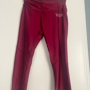 Bebe Burgundy Leggings